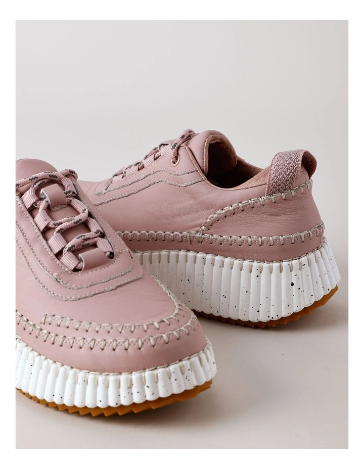 Phoebe Sneaker in Rose Leather image 6