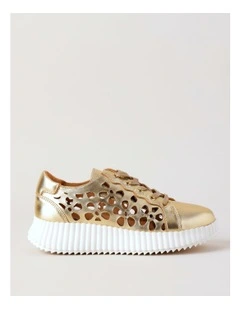 Harlow Sneaker in Gold