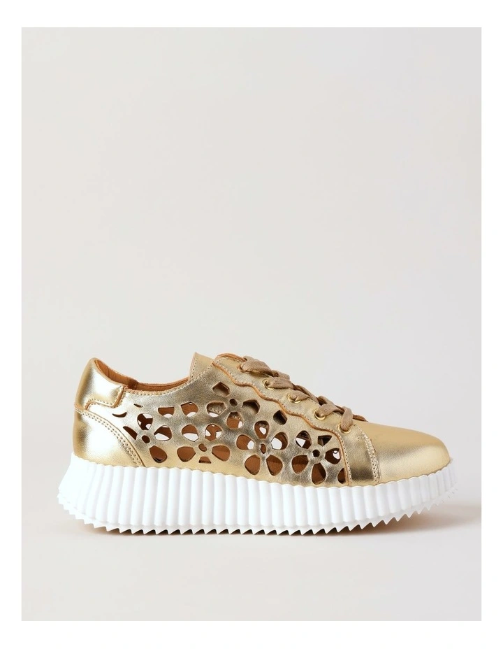 Harlow Sneaker in Gold image 1