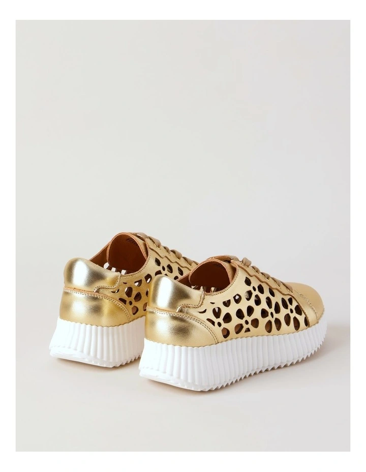 Harlow Sneaker in Gold image 4