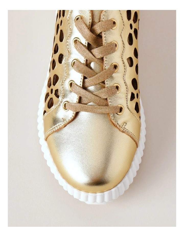 Harlow Sneaker in Gold image 5