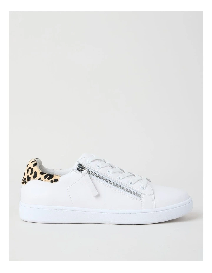 Rusty Sneaker in White/Leopard image 1