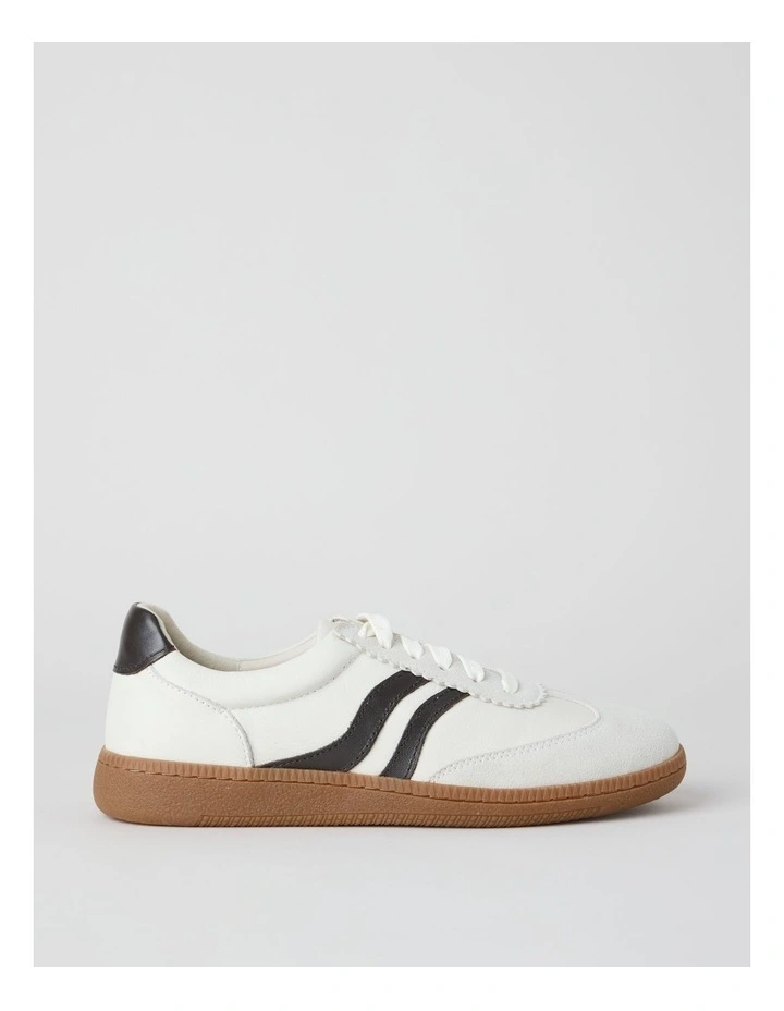 Houston Sneaker in Beige/Choc image 1