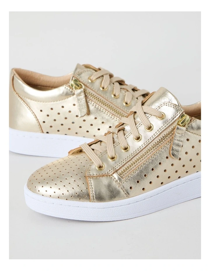 Gia Sneaker in Gold image 3