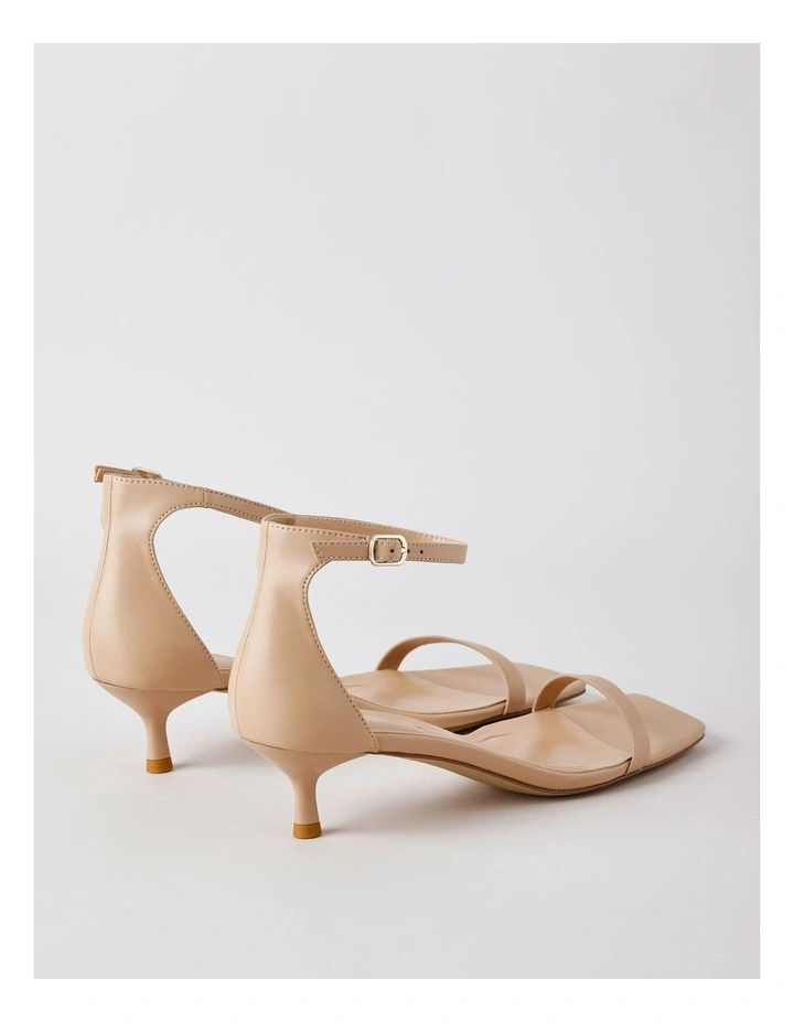 Courtney Black Sandal in Latte image 5