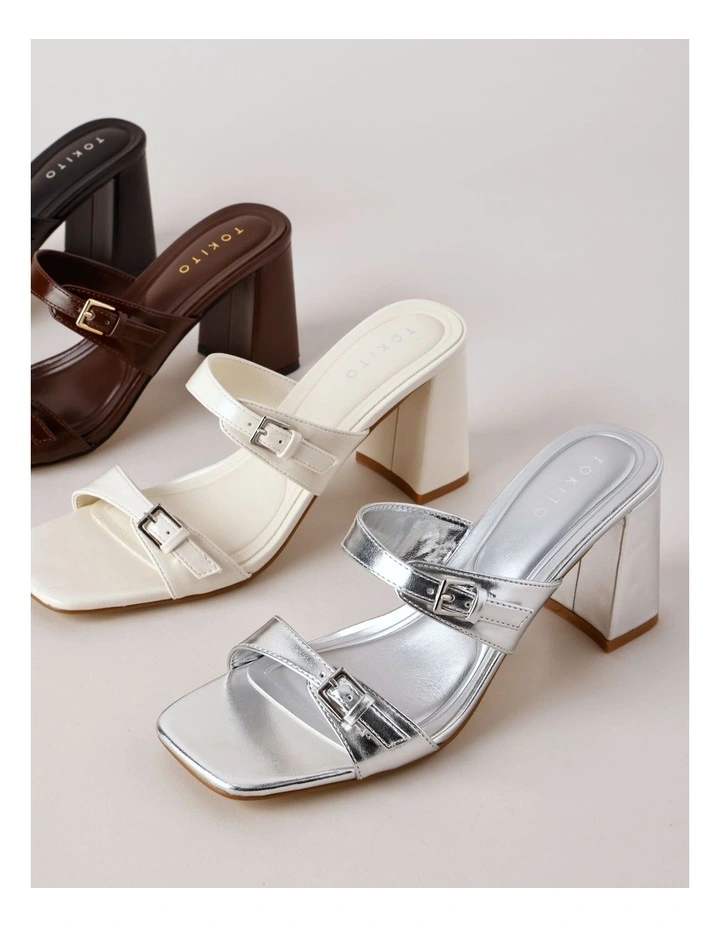Minnie Sandal in Silver image 4