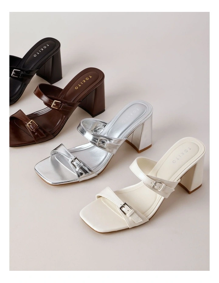 Minnie Sandal in Chalk image 6