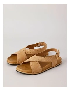 Eliza Sandal in Light Tan