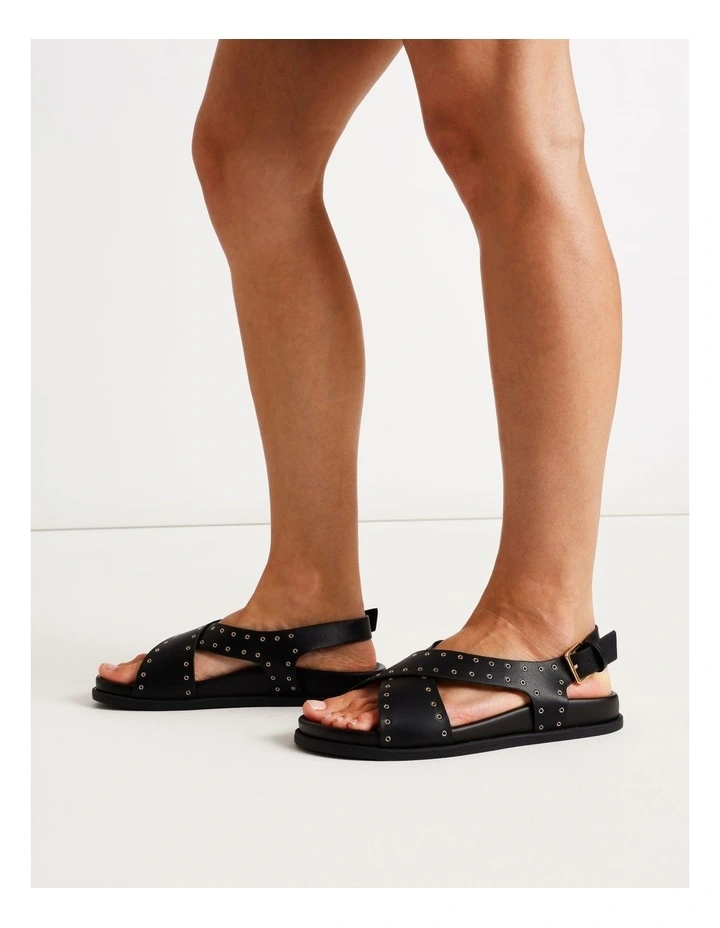 Eliza Sandal in Black image 2