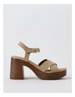 Marley Sandal in Light Taupe