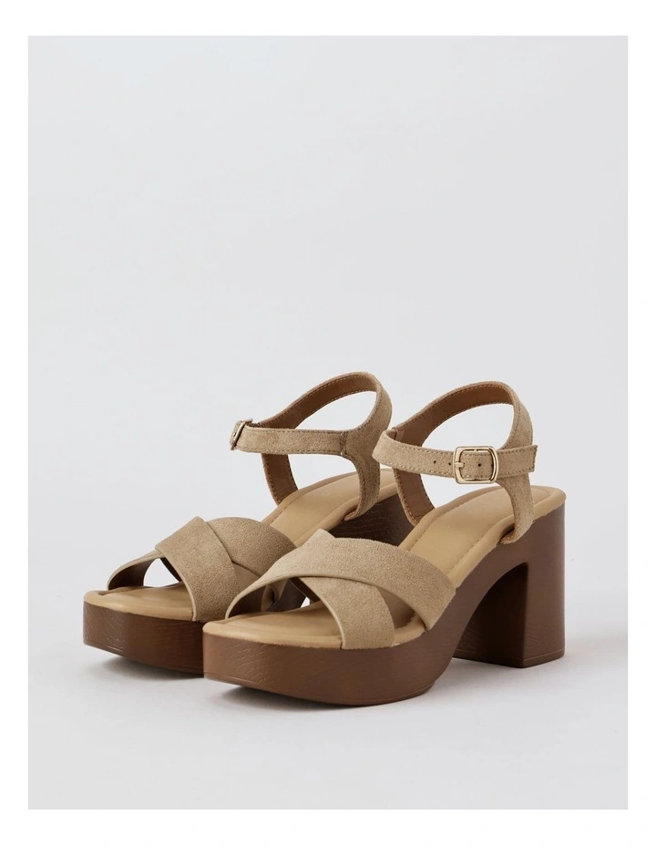 Marley Sandal in Light Taupe image 3