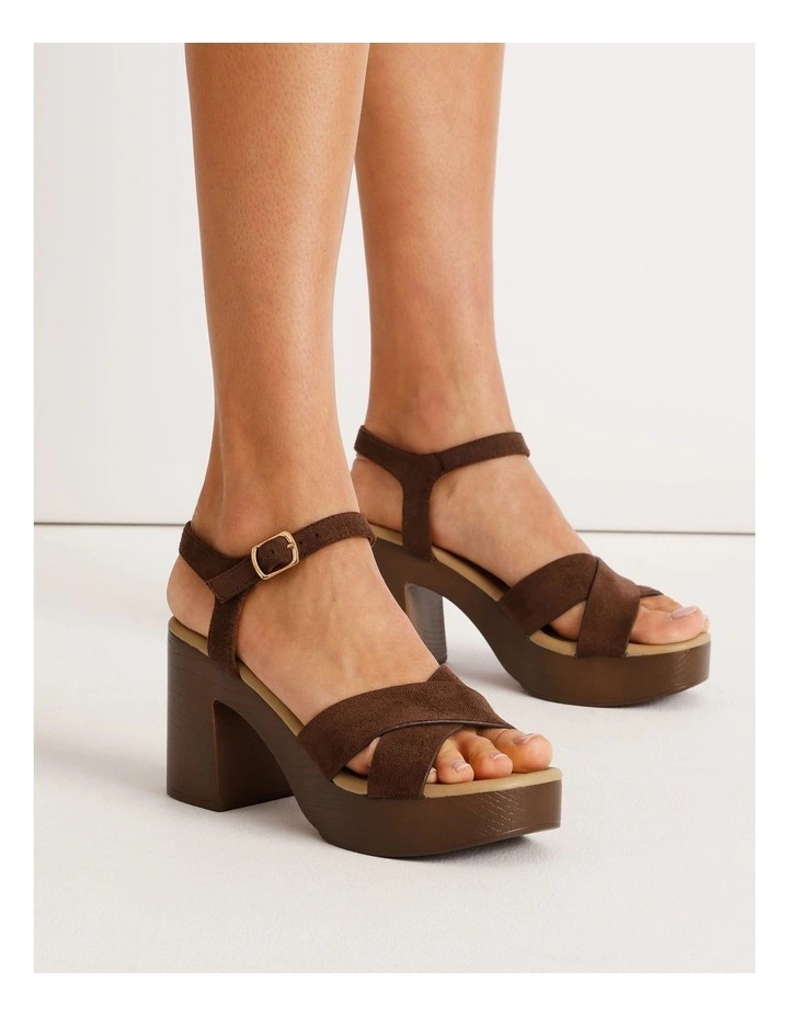 Marley Sandal in Chocolate image 2