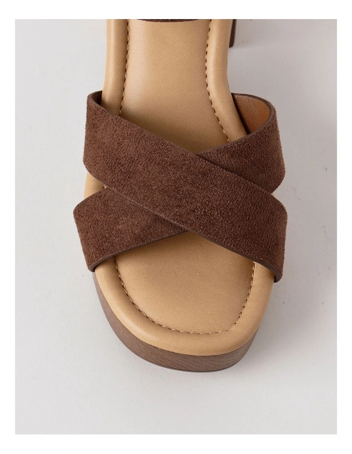 Marley Sandal in Chocolate image 6
