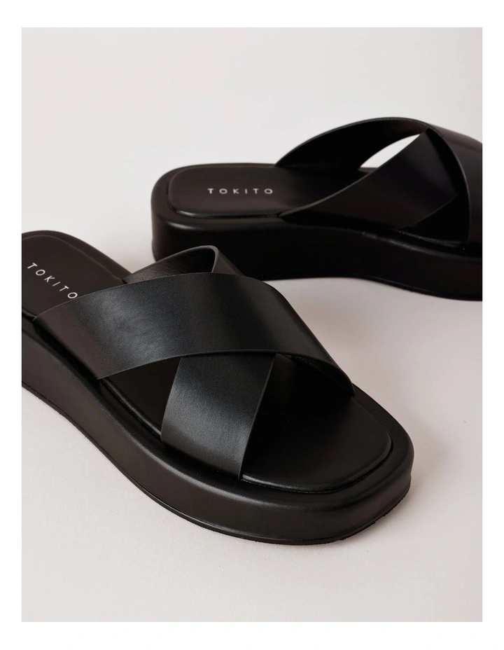 Wish Sandal in Black image 3