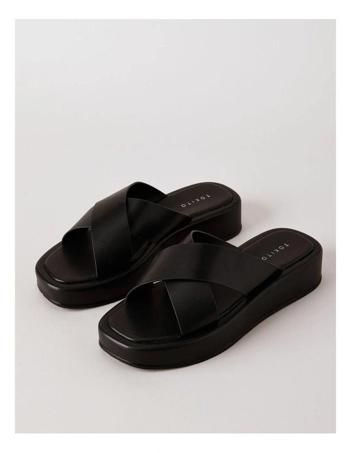 Wish Sandal in Black image 4
