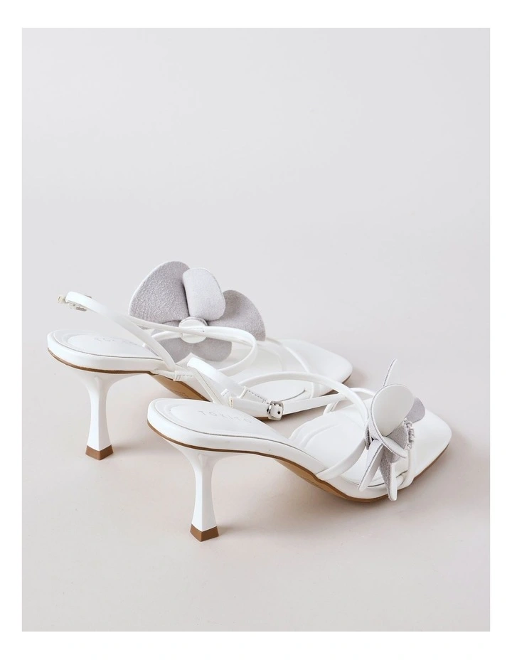 Flora Sandal in Bright White image 6