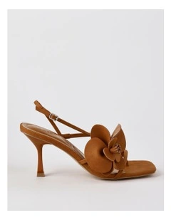 Flora Sandal in Dark Latte