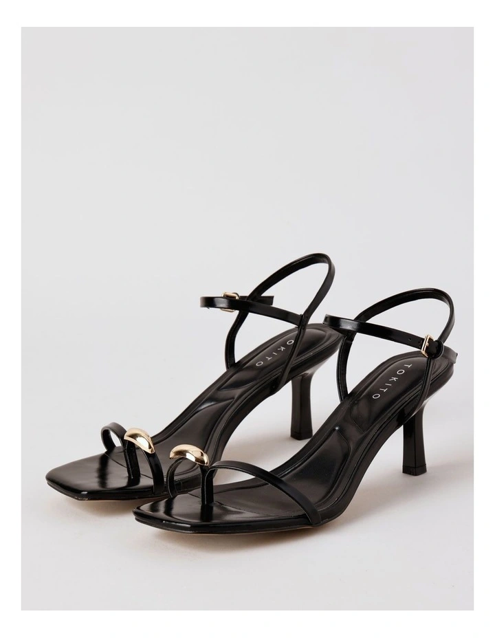 Tessa Sandal in Black image 3