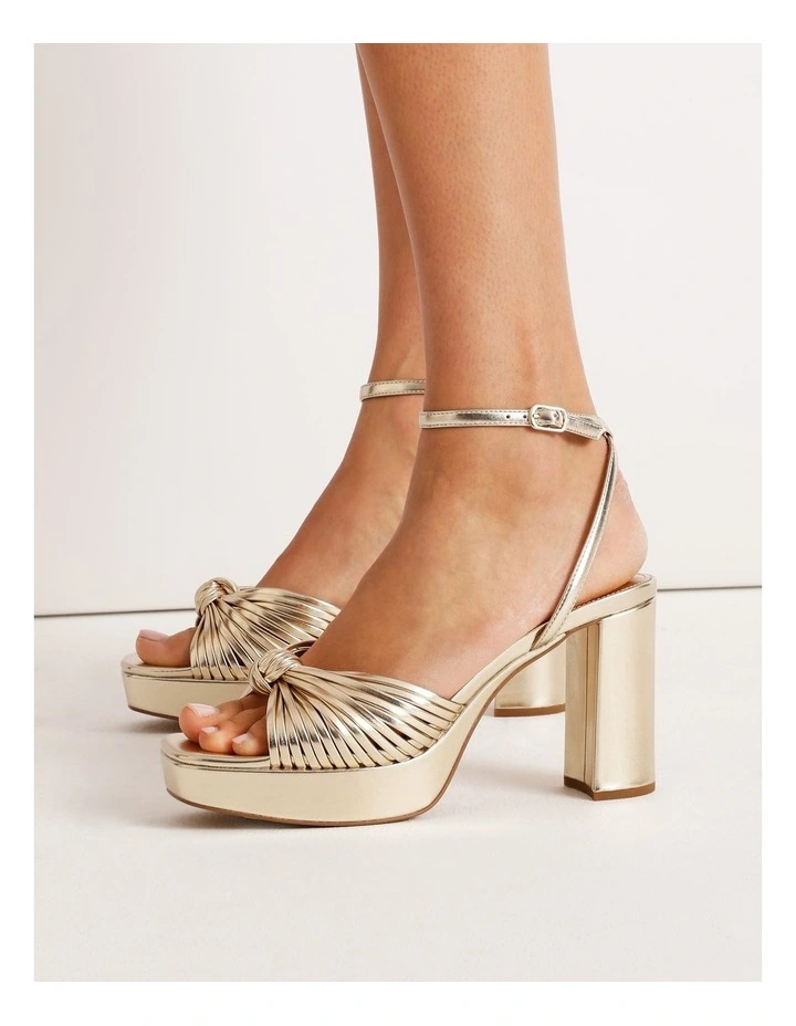 Liberty Sandal in Gold image 2