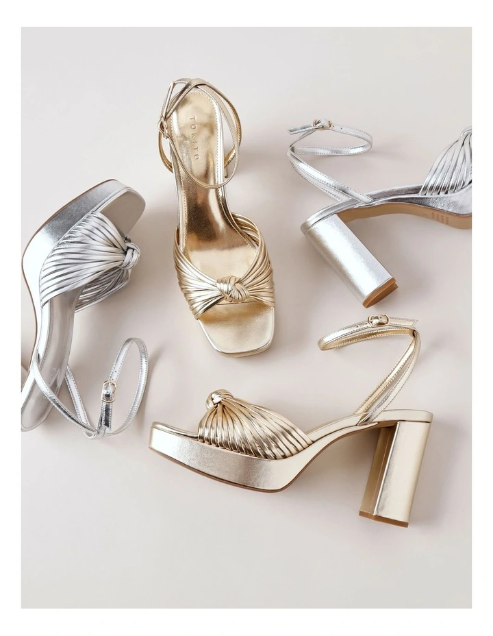 Liberty Sandal in Gold image 7