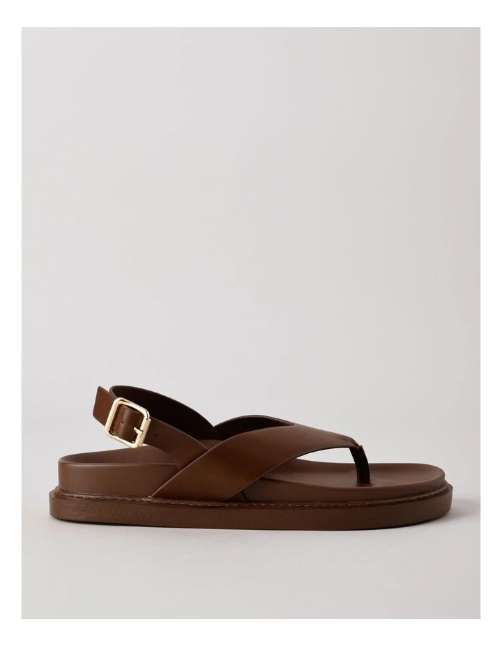 Eleanor Sandal in Dark Tan image 2