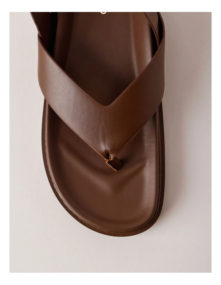 Eleanor Sandal in Dark Tan image 3