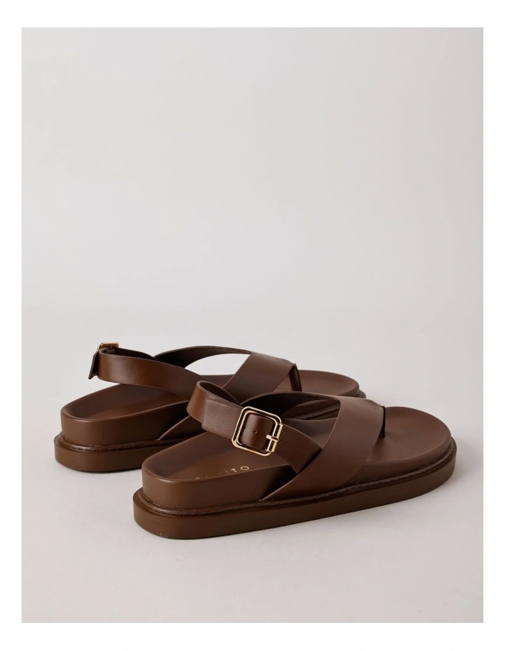 Eleanor Sandal in Dark Tan image 5