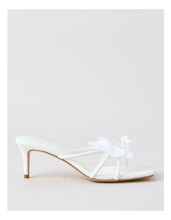 Tahiti Flower Sandal in White