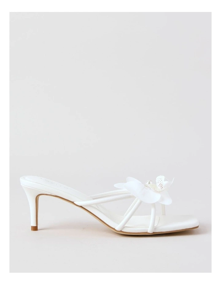 Tahiti Flower Sandal in White image 1