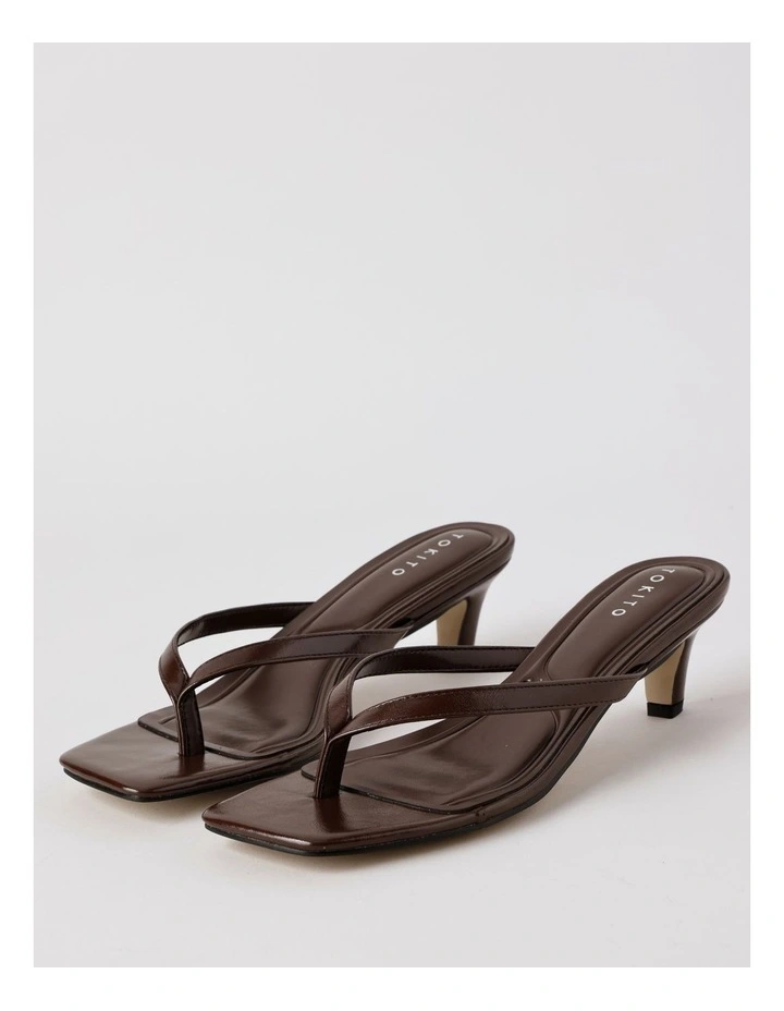 Leona Sandal in Chocolate image 3