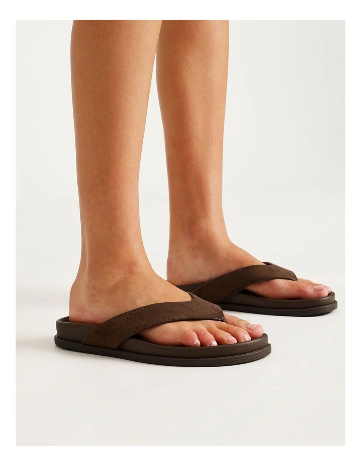 Jude Sandal in Dark Tan image 2