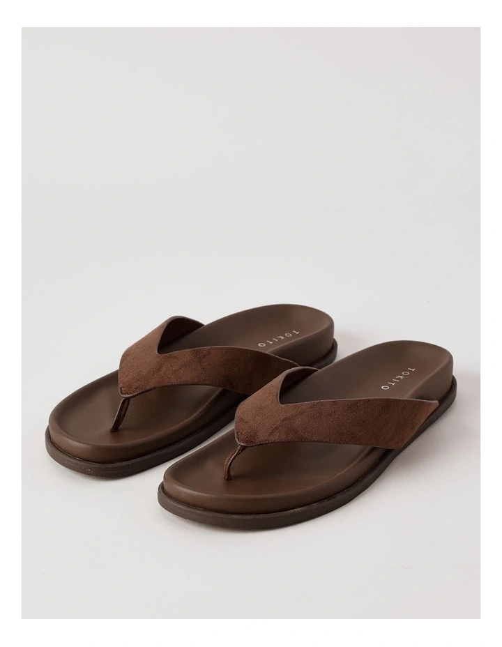 Jude Sandal in Dark Tan image 3
