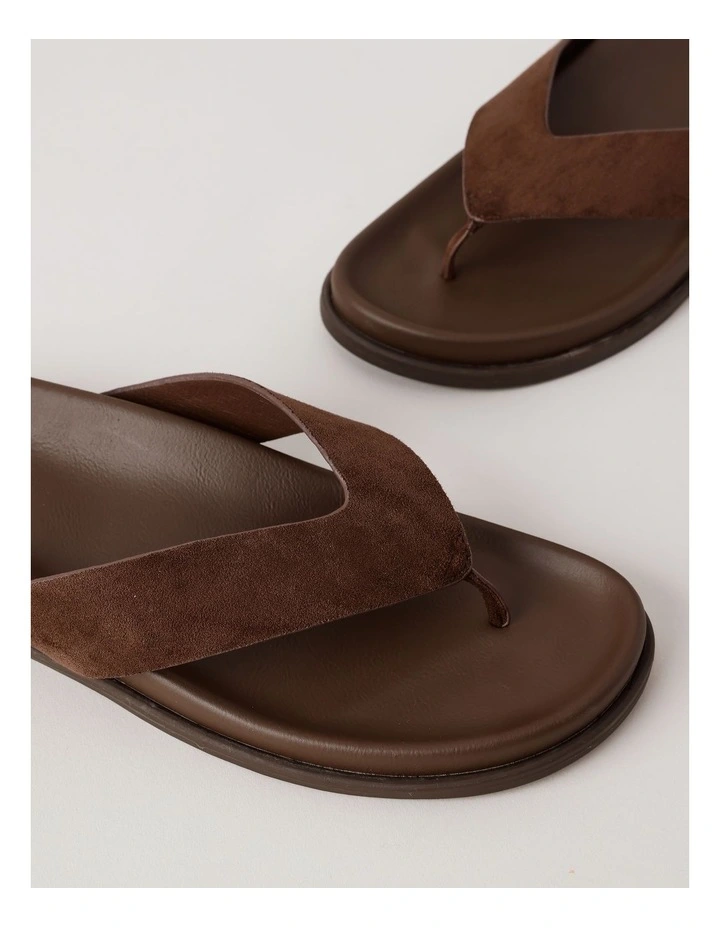 Jude Sandal in Dark Tan image 5