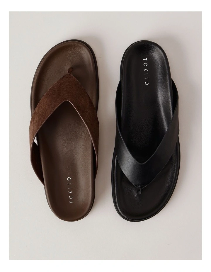 Jude Sandal in Dark Tan image 7