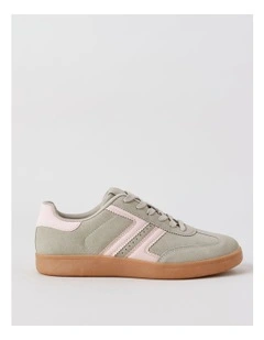 Terri Sneaker in Grey/Pink