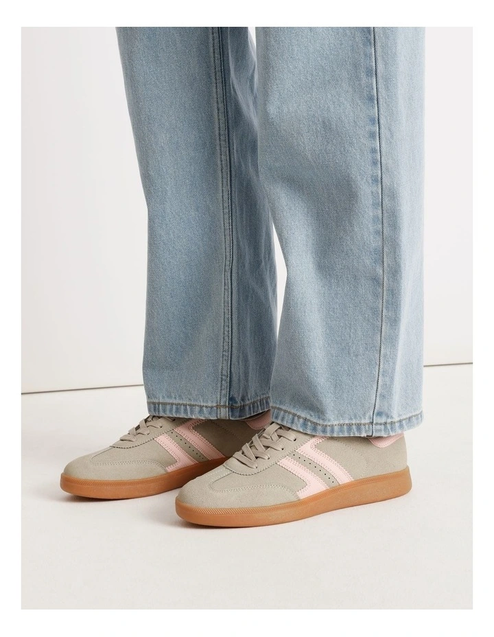 Terri Sneaker in Grey/Pink image 2