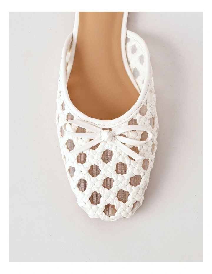 Cherish Flat Shoes in Cream image 6