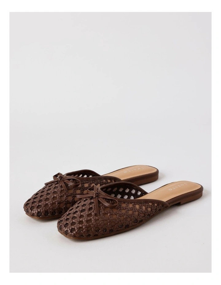 Cherish Flat Shoes in Chocolate image 3