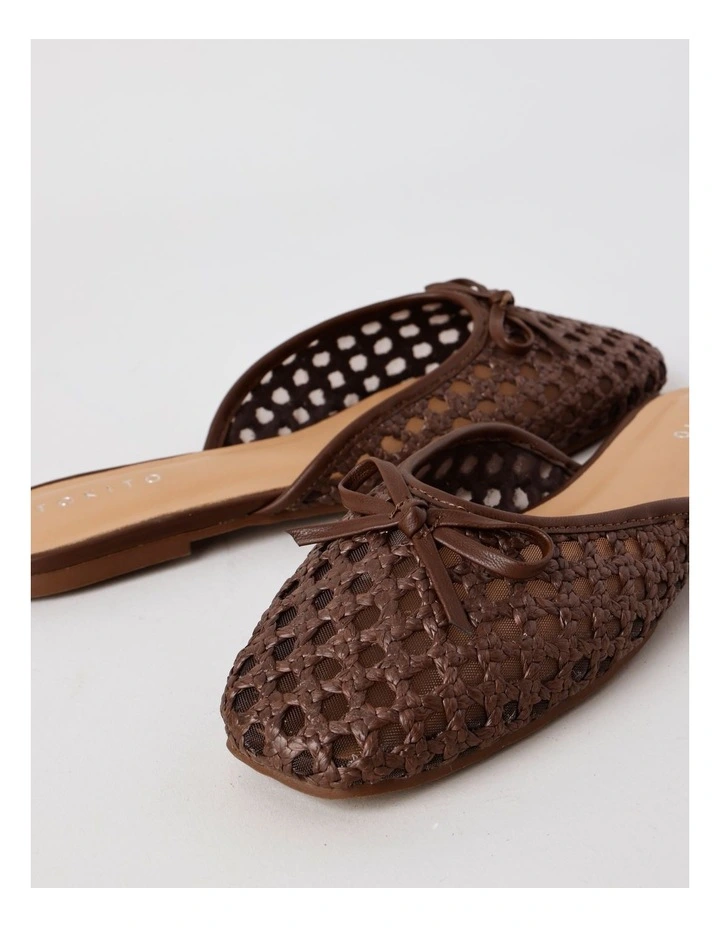Cherish Flat Shoes in Chocolate image 4