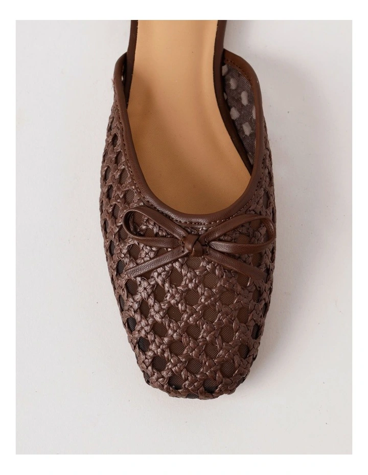 Cherish Flat Shoes in Chocolate image 6