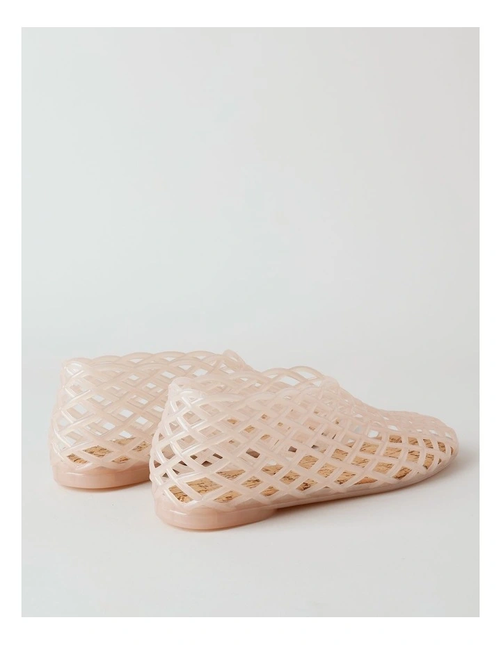 Shimmer Flat Shoes in Pink Jelly image 4