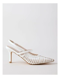 Seattle Heeled Shoes in Bright White