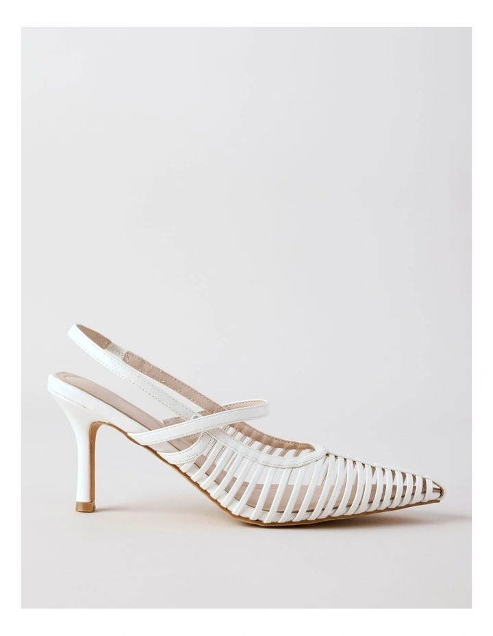 Seattle Heeled Shoes in Bright White image 1