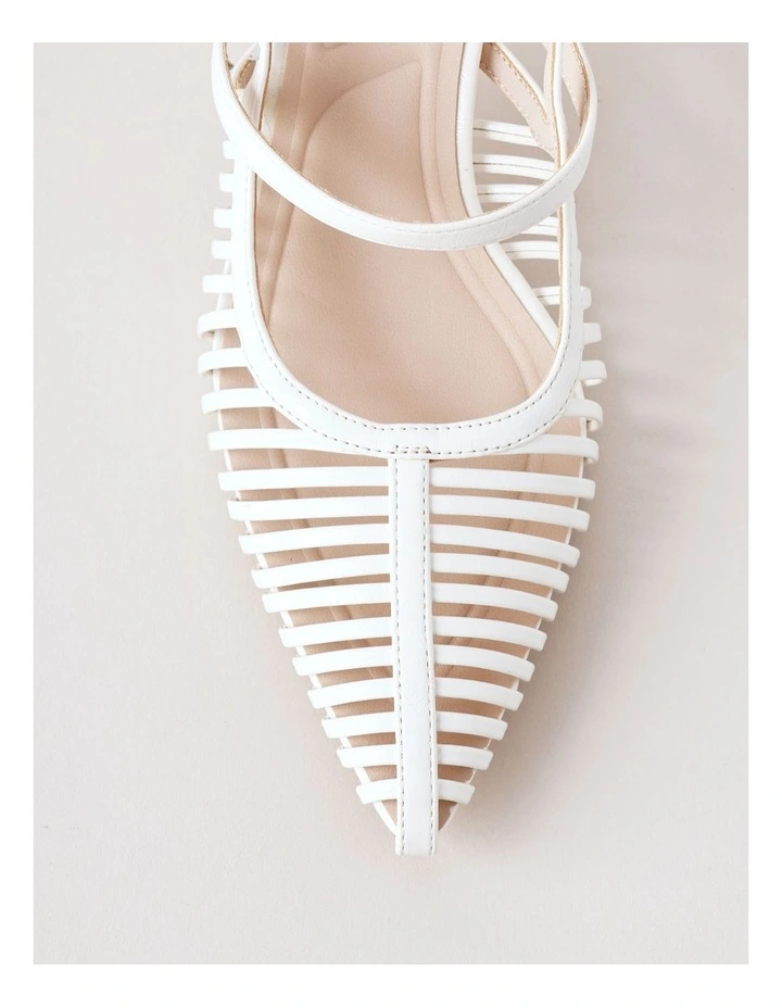 Seattle Heeled Shoes in Bright White image 6