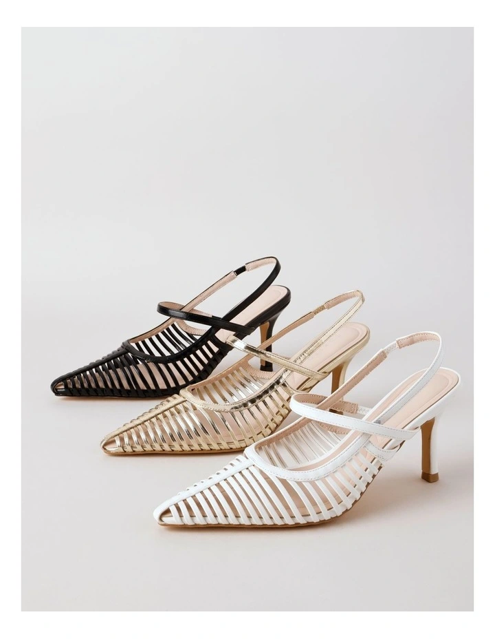 Seattle Heeled Shoes in Bright White image 7