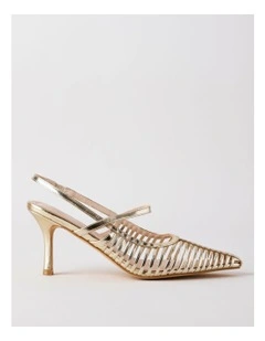 Seattle Heeled Shoes in Gold