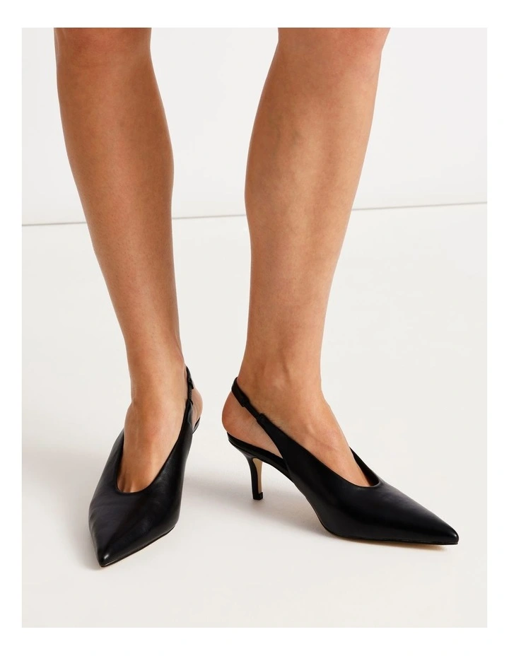 Elle Heeled Shoes in Black image 2