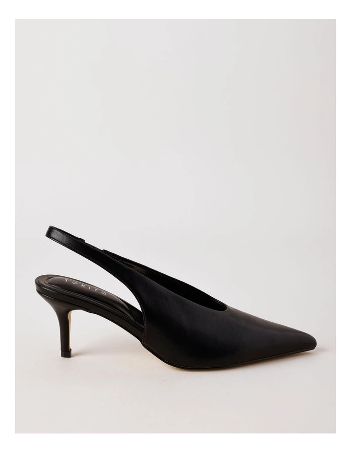 Elle Heeled Shoes in Black image 2