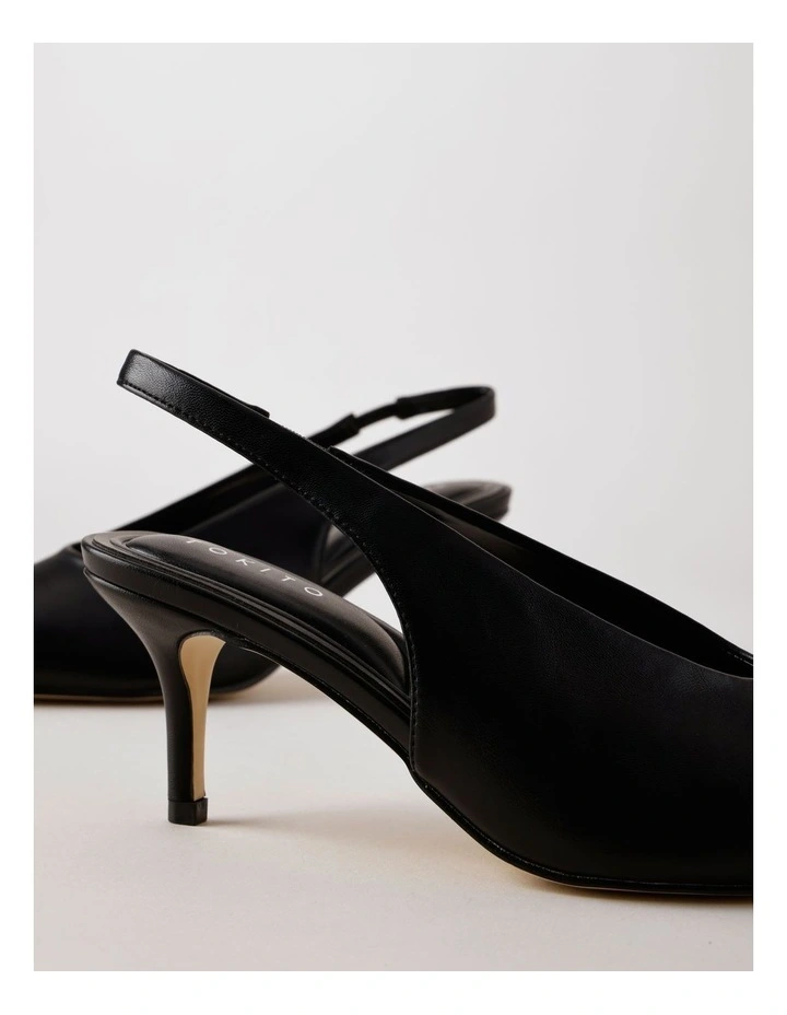 Elle Heeled Shoes in Black image 5