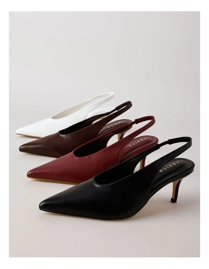Elle Heeled Shoes in Black image 6